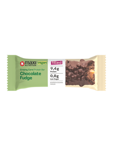 Barras Veganas Cremosas Chocolate Cacahuete Caramelo 45g x12