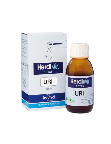 Herdimin Uri Bote 100 Ml Con Cuentagotas de Herdib