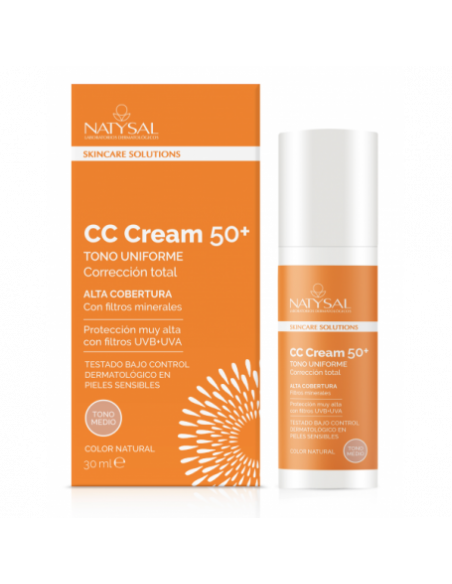 CC Cream Natysal FPS 50+ 50 ml | Protección y Belleza Natural