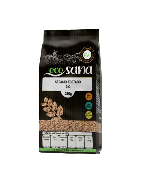 Sésamo Tostado Bio 5Kg Ecosana  Calidad Natural Premium