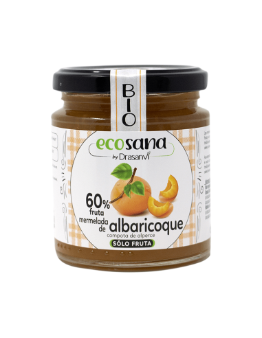 Mermelada Bio de Albaricoque Sin Azúcar 255g Ecosana