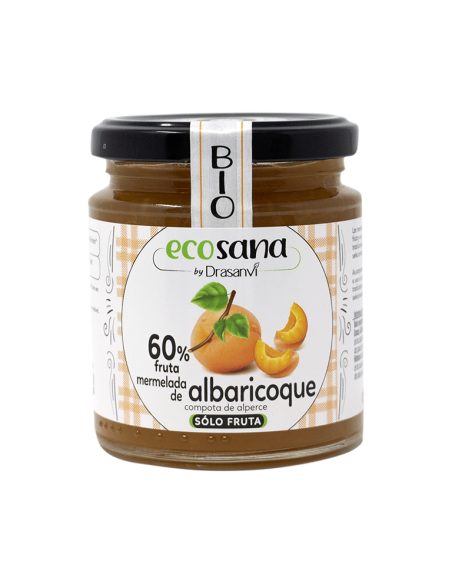Mermelada Bio de Albaricoque Sin Azúcar 255g Ecosana