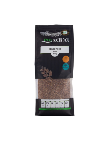 Arroz Rojo Bio 3Kg Ecosana  Natural y Saludable
