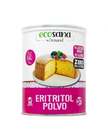 Eritritol em pó orgânico 450G Ecosana | Adoçante Natural Saudável
