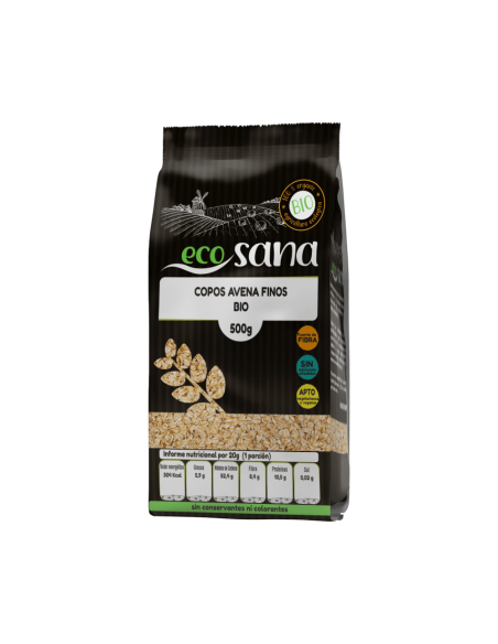 Flocos de Aveia Integral Orgânico Ecosana 3Kg Natural Health