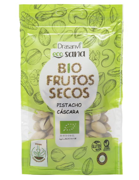 Pistache com Casca Orgânica 100g | Nozes Ecosana