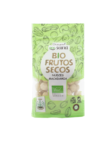 Nozes Macadâmia Orgânicas 100g Ecosana | Nozes Naturais