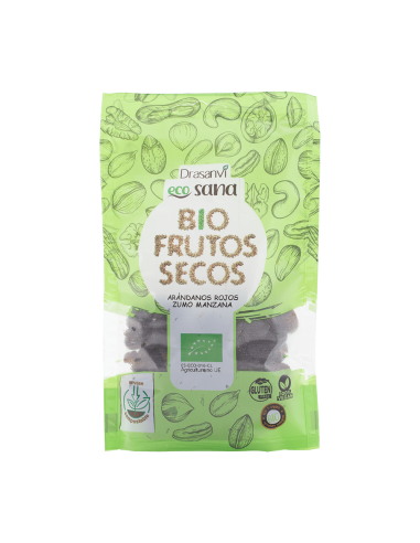 Arándanos Rojos Bio con Zumo de Manzana 100g Ecosana