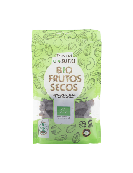 Arándanos Rojos Bio con Zumo de Manzana 100g Ecosana