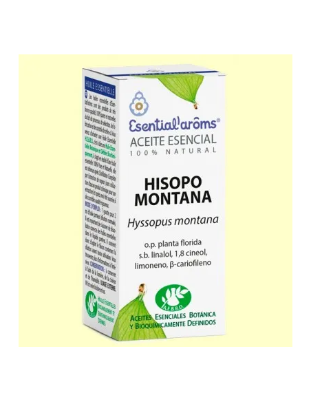 Aceite Esencial Hisopo Montana 5 ml - Esential Aroms Puro
