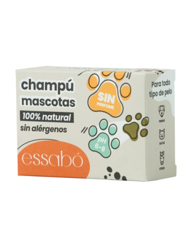 Jabón Essabo para Mascotas 100 g  Limpieza Suave y Natural