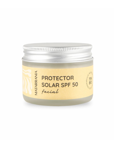 Protector Solar Facial SPF 50 Bio Matarrania 30 ml Natural
