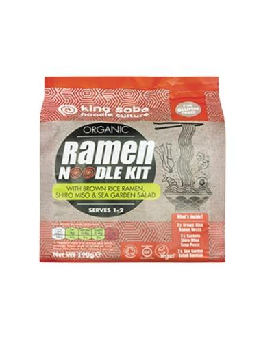 Kit Ramen Bio Sin Gluten King Soba 194g  Arroz Integral