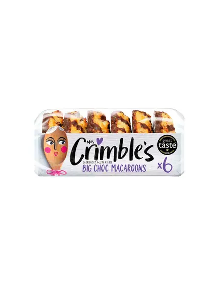 Mrs Crimbles Biscoitos de Chocolate Sem Glúten 195 g Deliciosos