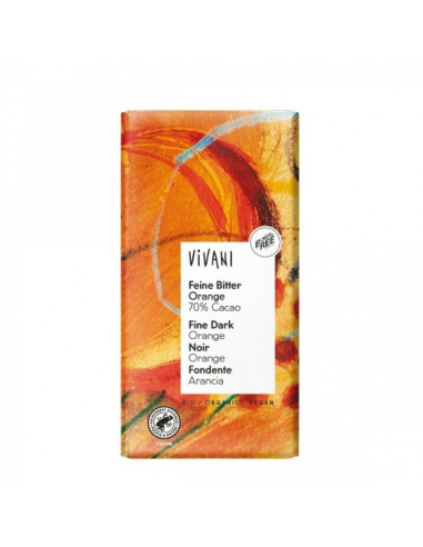 Chocolate 100% Amargo com Laranja Sanguínea Vivani Bio 90g