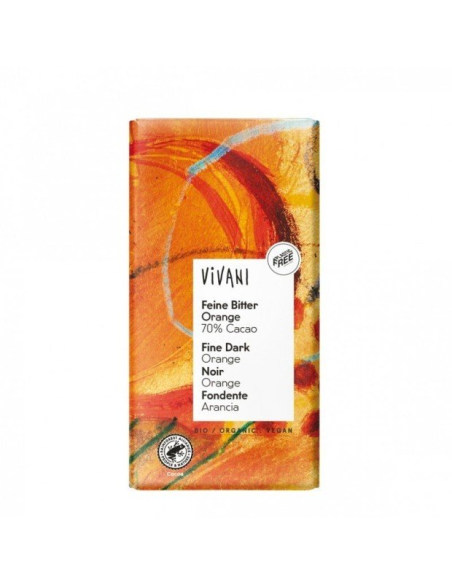 Chocolate 100% Amargo com Laranja Sanguínea Vivani Bio 90g