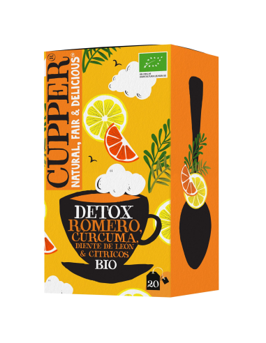 Infusão Bio Cupper Detox, 20 Sacos Natural Health