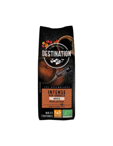 Café Moído Intenso Orgânico Arábica 250g | Qualidade do Destino