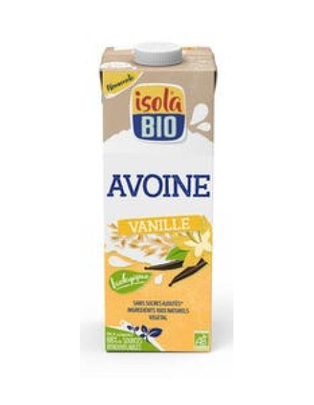 Bebida Vegetal Avena Vainilla Bio Isola Bio 1L Natural