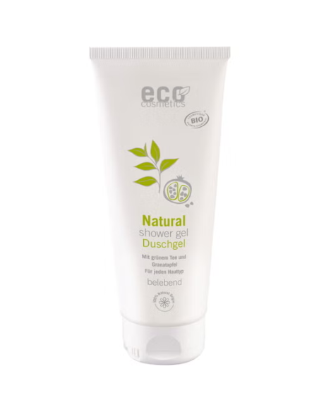 Gel de banho de chá verde e romã Eco Cosmetics 200ml natural