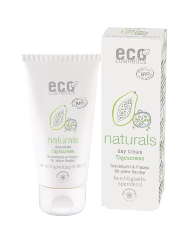 Creme Facial Hidratante Dia Dia Romã e Mamão 50ml Eco Cosmetics