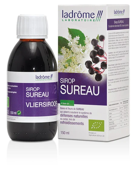 Xarope de Sabugueiro Bio 150ml | Ladrome Laboratoire Natural