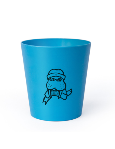 Vaso bioplástico azul para niños  La Morsa Hydrophil
