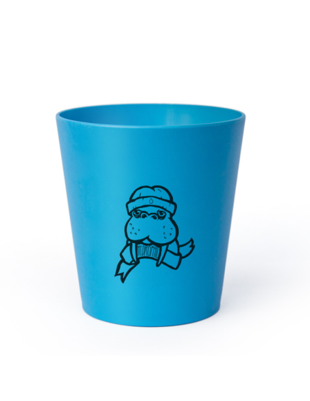Vaso bioplástico azul para niños  La Morsa Hydrophil