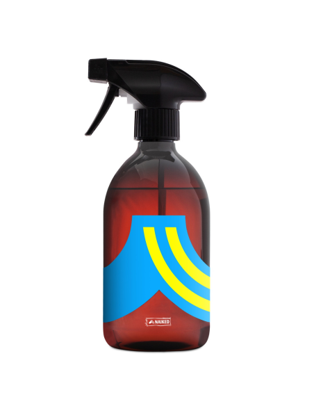 Botella spray PET reciclado Naiked 500ml ecológica y práctica