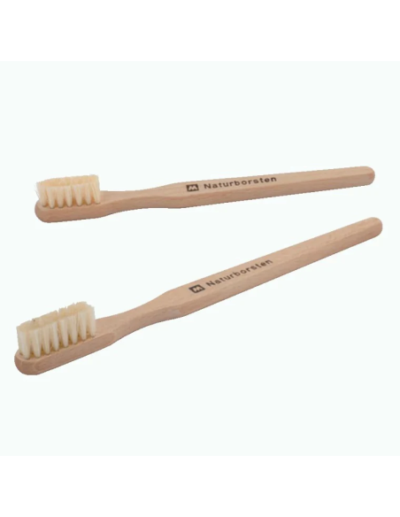 Escova de dentes Redecker 16,5 cm natural e durável