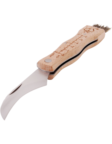 Faca cogumelo com pincel 20,5 cm PENC** Redecker
