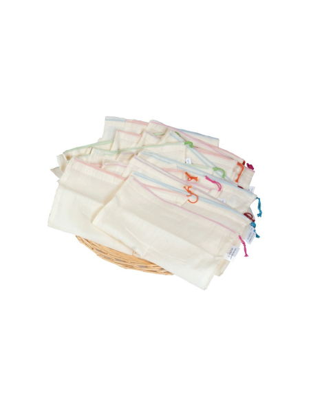 Bolsas ecológicas GOTS para productos a granel 5x30x33cm
