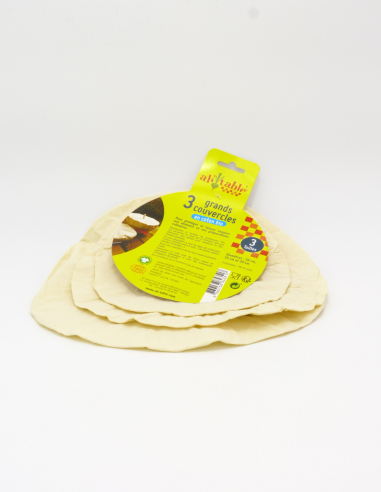 Cubreplatos algodón orgánico Ah! Table 3 unidades ø20-30cm