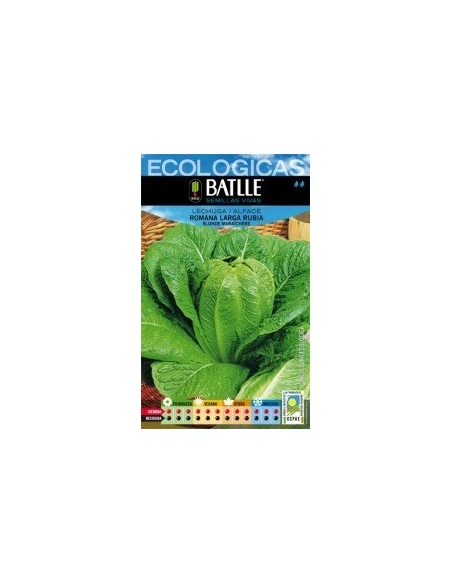 Semillas Lechuga Romana Larga Rubia Batlle  Calidad Premium