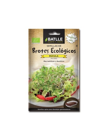 Brotes de rúcula para germinar | Sobres Batlle calidad natural