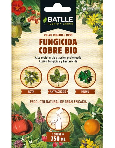 Fungi Cobre Eco Batlle 750ml  Protección Natural Efectiva