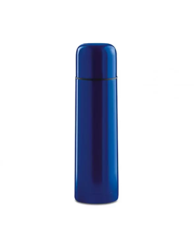 Termo acero inoxidable azul 500ml Biodora, diseño moderno