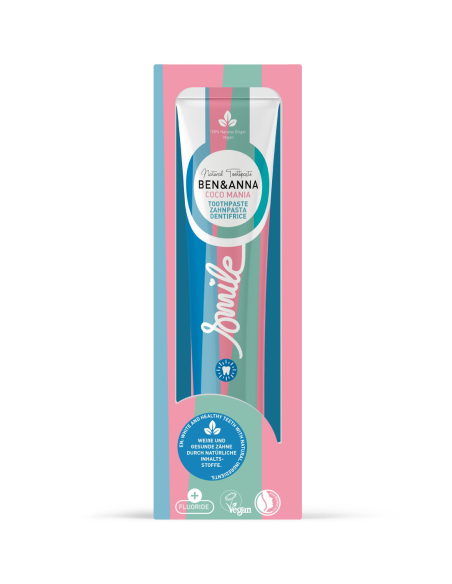 Dentífrico Coco Mania con flúor Ben & Anna 75ml natural