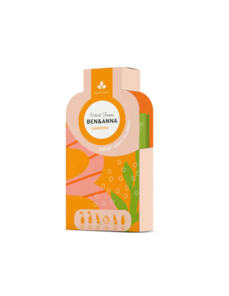 Champú Espino Amarillo Ben & Anna 2x20g en copos naturales