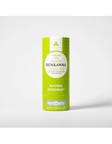 Desodorante Persian Lime 40g Ben&Anna sin plástico, eco-friendly