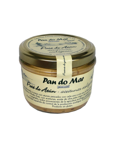 Paté de atún con aceitunas ecológico Pan Do Mar 125g