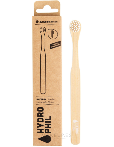 Cepillo limpiador de lengua de bambú Hydrophil ecológico