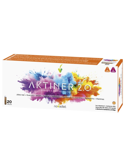 Aktiner 2.0 Novadiet 20 viales de 10 ml  Salud y bienestar