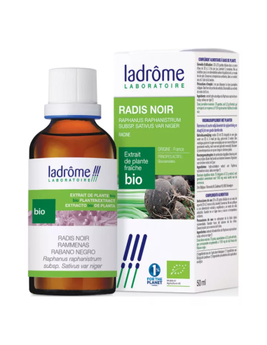 Pack 6 Rábano Negro Bio 50 ml Ladrome  Natural y Eficaz