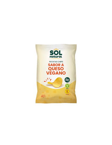 Pacote 12 Batatas Fritas com Queijo Vegano Bio 100g Solnatural