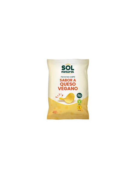 Pacote 12 Batatas Fritas com Queijo Vegano Bio 100g Solnatural