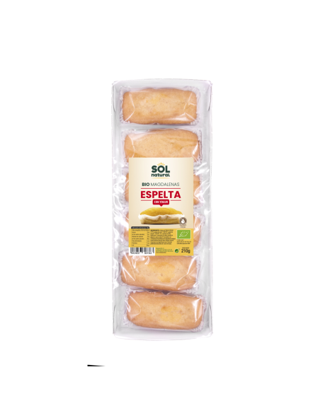 Embalagem 18 Muffins de Espelta e Iogurte Bio Solnatural 210 g