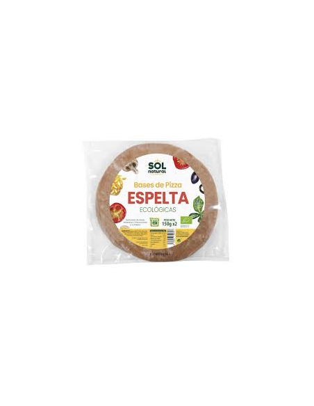 Pack 10 Bases de Espelta Integral Bio Solnatural 2x150g