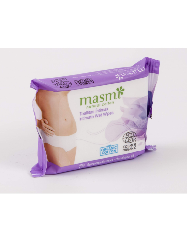 Toallitas Humedas Intimas Femeninas 20 Unidades de Masmi