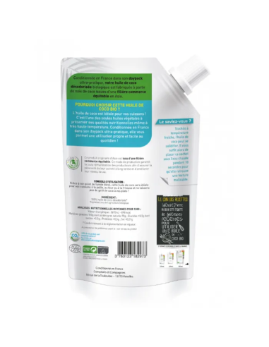 Óleo de Coco Virgem Orgânico 250ml - Perle De Coco